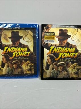 NEW Sealed Indiana Jones and the Dial of Destiny (Blu-Ray + Digital + Slipcover)